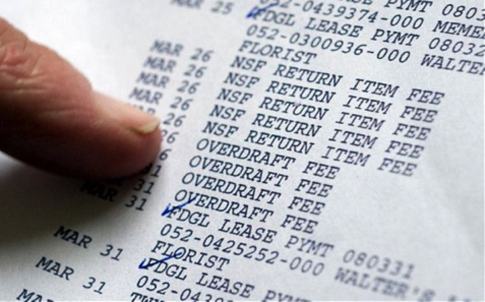 Image result for overdrafting account